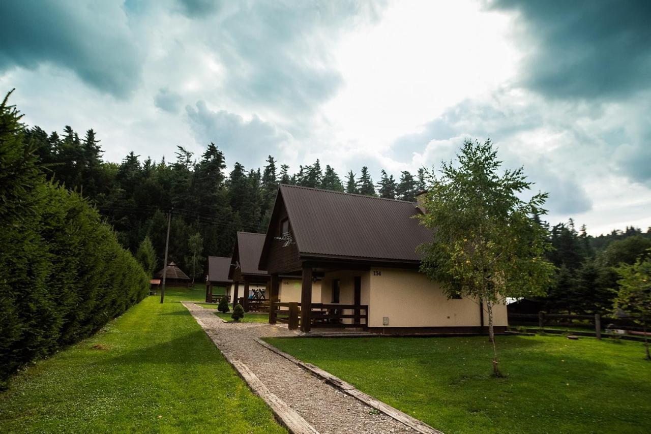 Domki Pod Lasem Lesko Esterno foto
