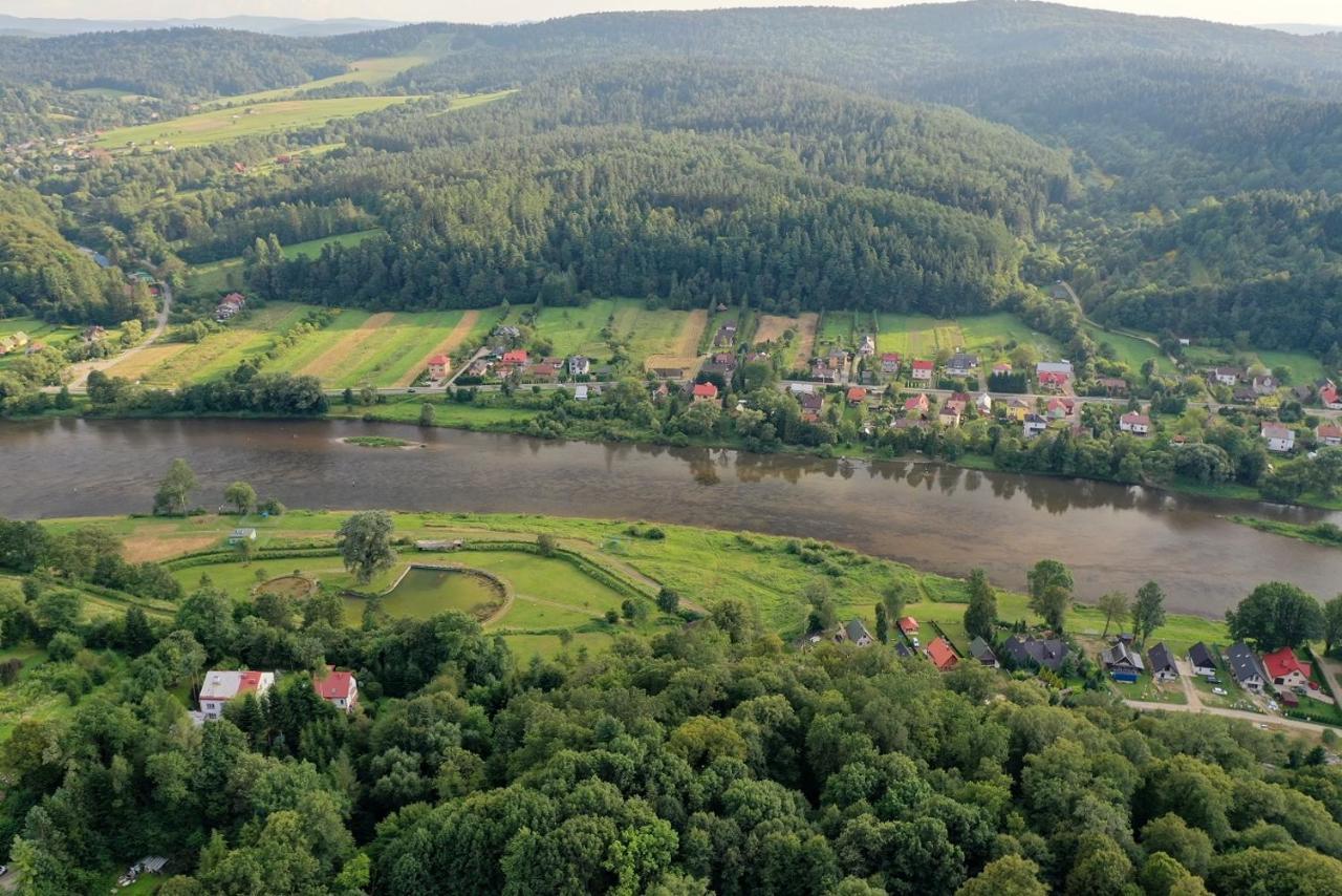 Domki Pod Lasem Lesko Esterno foto